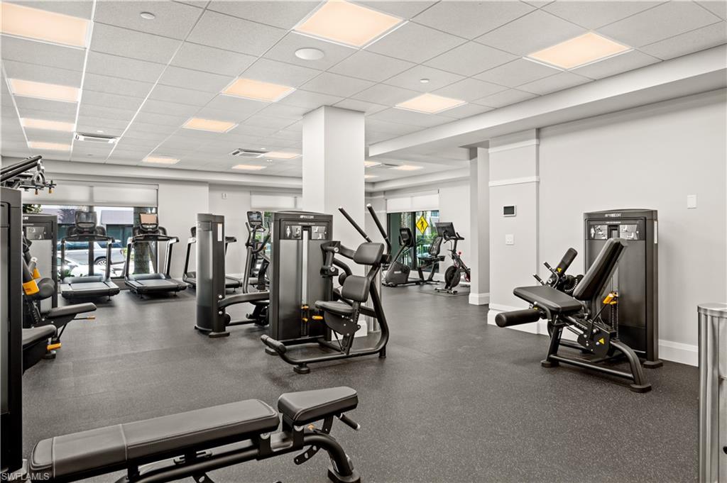1130 3rd Avenue South, Unit 309 Naples, FL 34102 - Photo 22 of 29 a view of a room with gym equipment