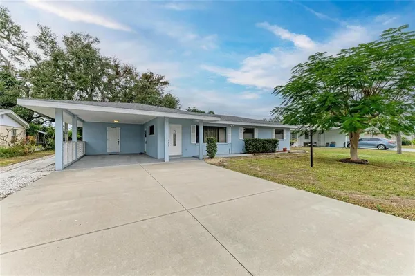 front view of house with a yard