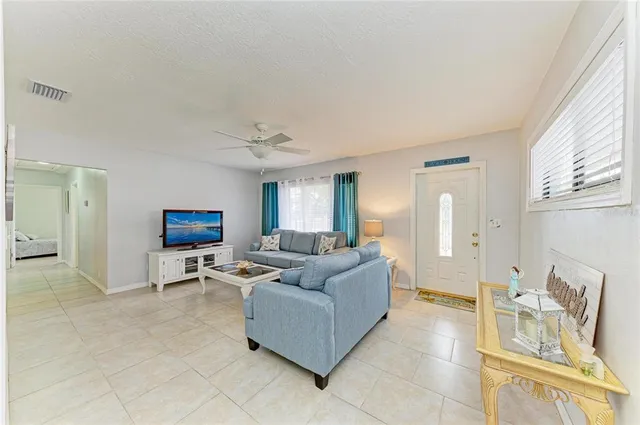 a house with trees in front of it