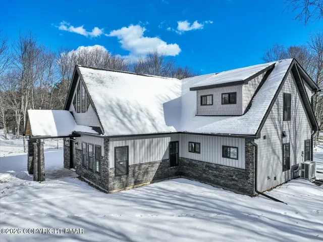 a view of city and mountain