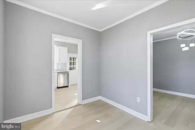 a view of empty room