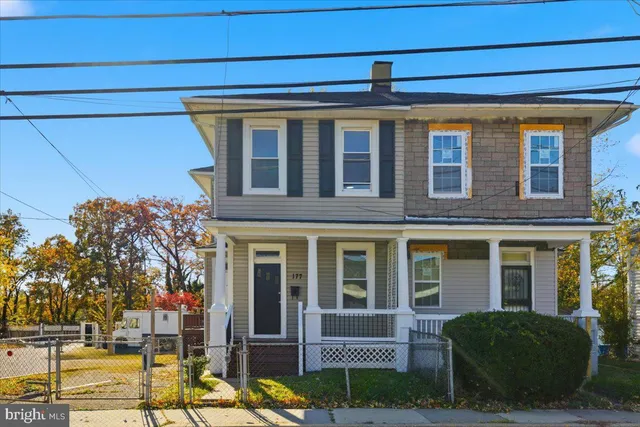 a view of a house with a patio
