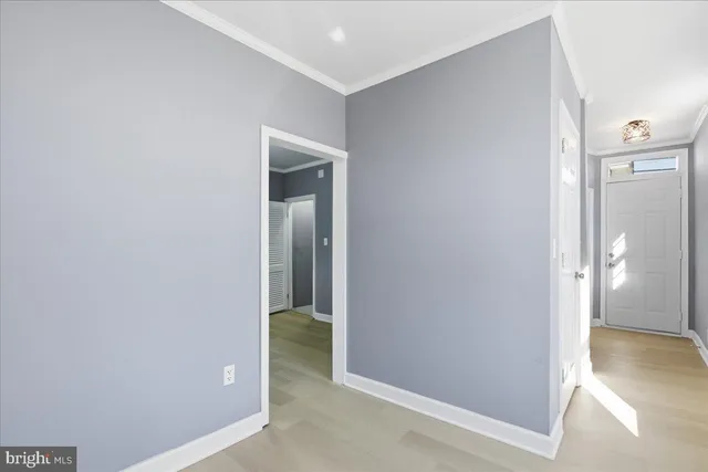 a view of a room with an outdoor space