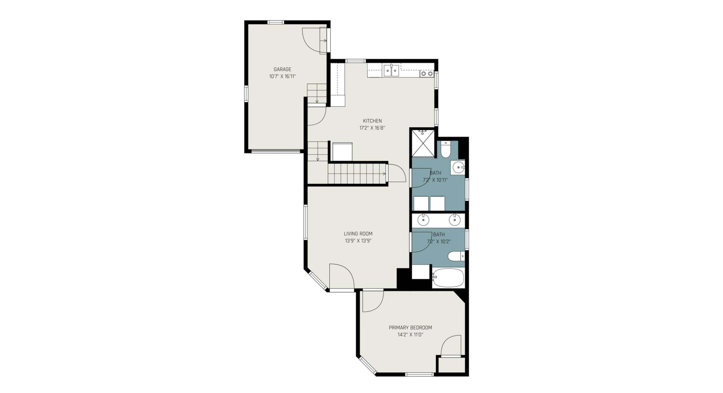311 Robey Place Southeast Grand Rapids, MI 49506 - Photo 16 of 18 Main Floor Plan