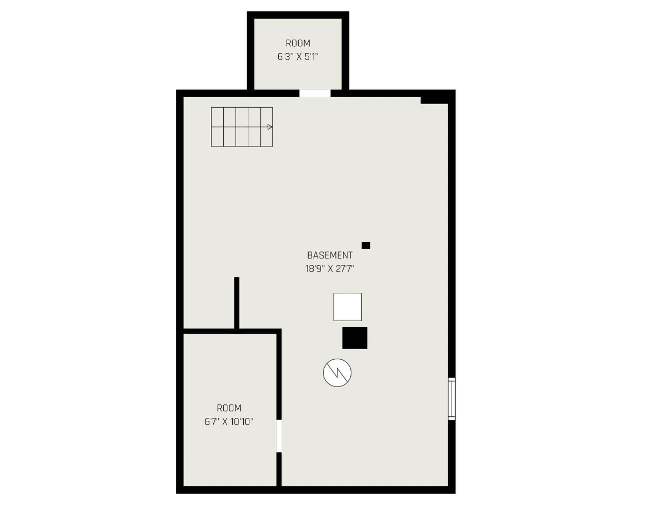 311 Robey Place Southeast Grand Rapids, MI 49506 - Photo 18 of 18 Basement Floor Plan