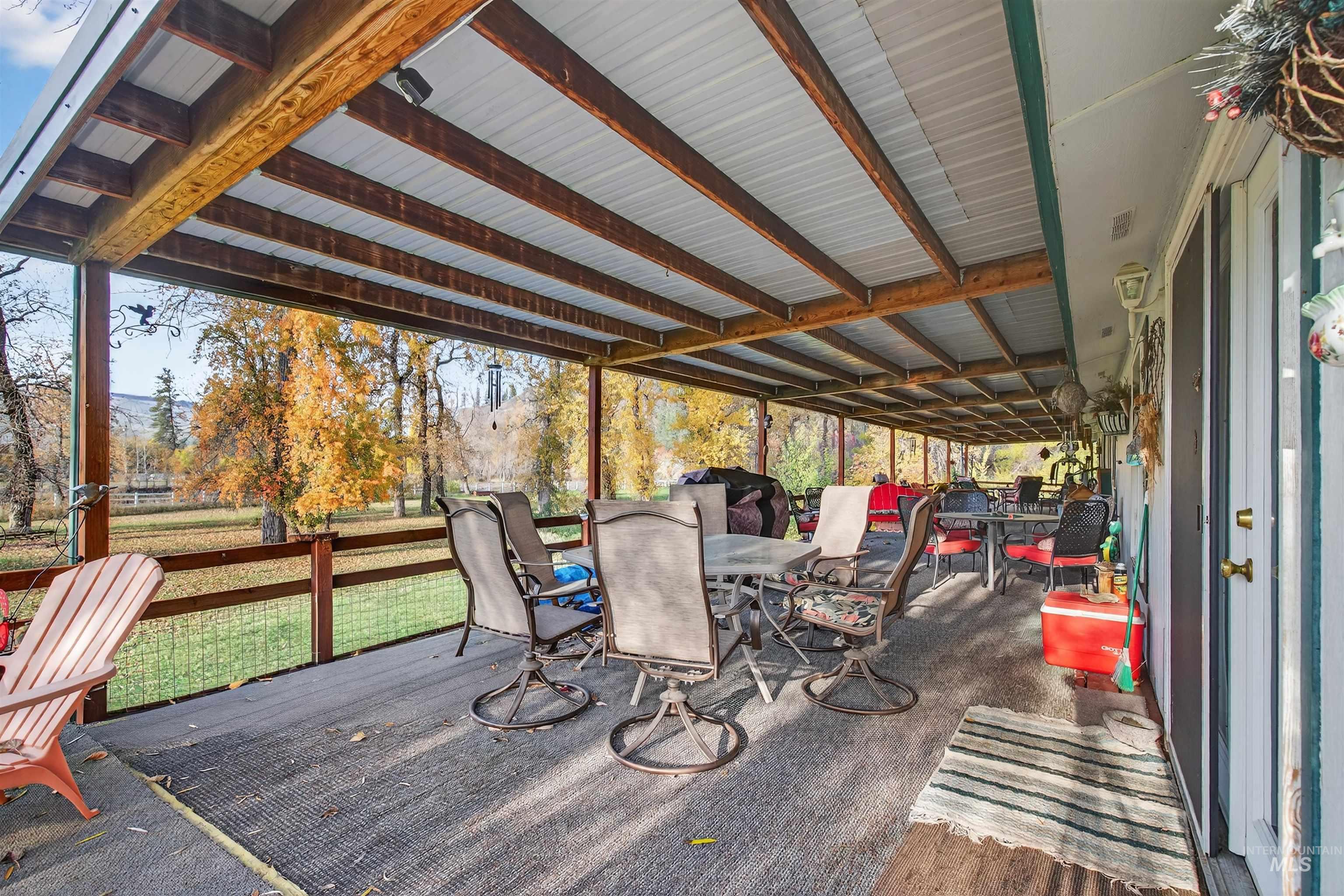 4151 Highway 13 Stites, ID 83552 - Photo 41 of 50 Deck with outdoor dining space