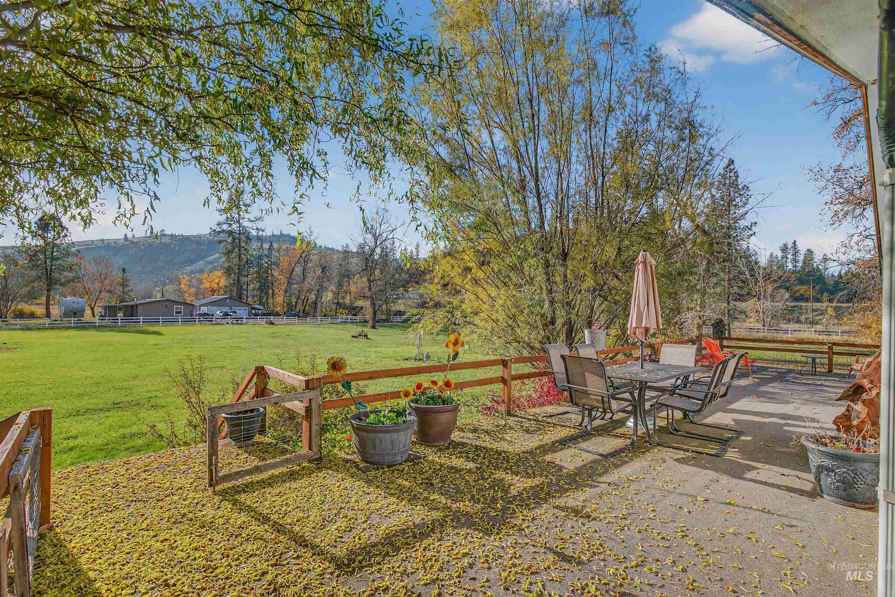 4151 Highway 13 Stites, ID 83552 - Photo 9 of 50 View of yard featuring outdoor dining area and a view of countryside