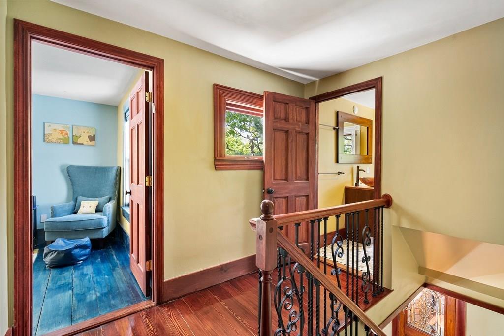46 River Ridge Wellesley, MA 02481 - Photo 13 of 27 a view of a hallway with a livingroom and furniture