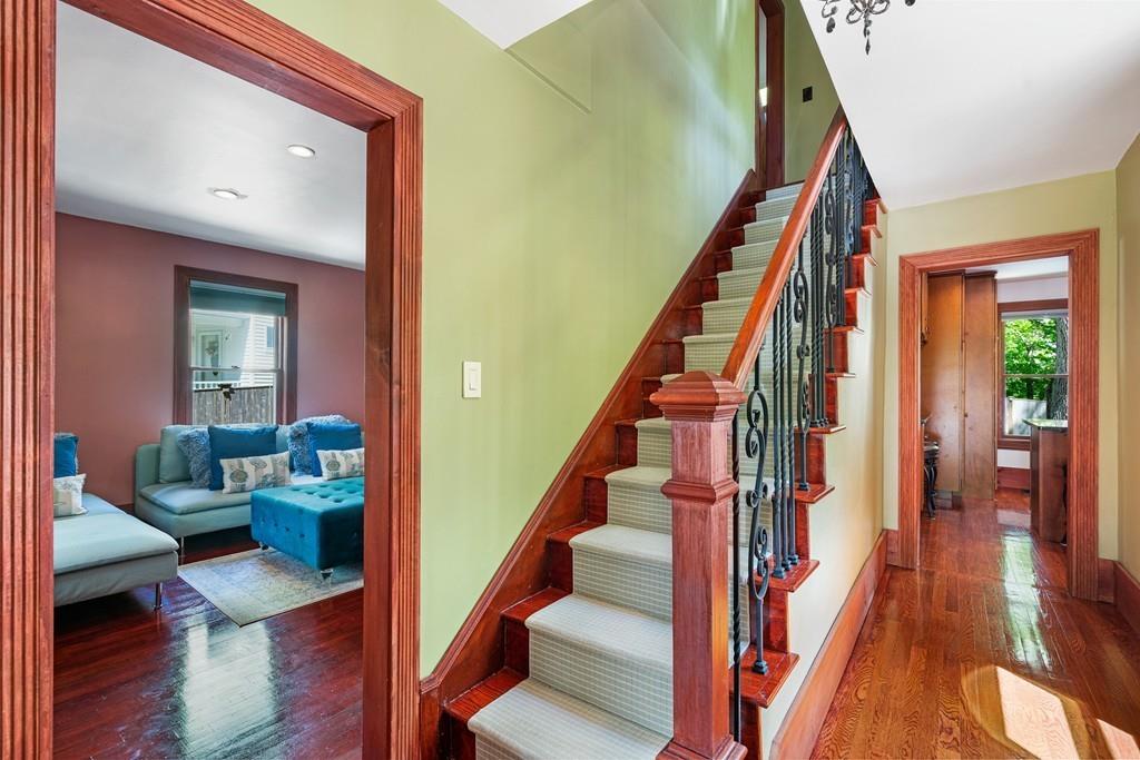 46 River Ridge Wellesley, MA 02481 - Photo 4 of 27 a view of entryway and hall with wooden floor