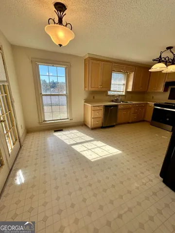 a view of a livingroom with a window