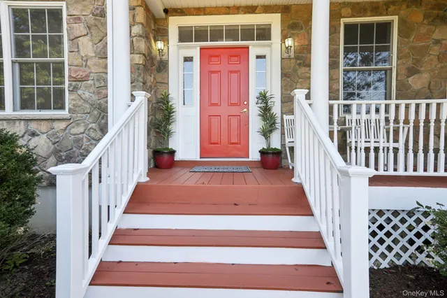 a balcony view with a outdoor space