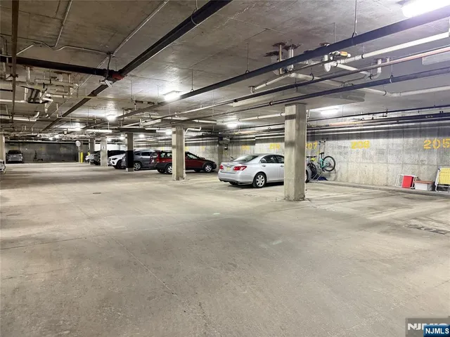 a view of a cars parking space