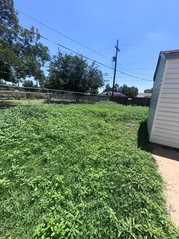 a view of a green field