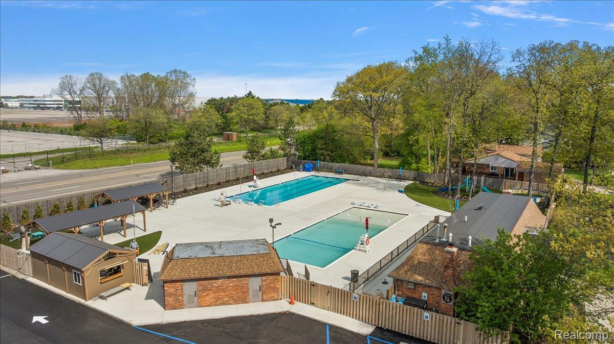 536 Rolling Rock Road Bloomfield Hills, MI 48304 - Photo 42 of 48 Community pool featuring a patio