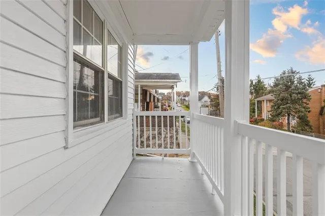 a view of front door