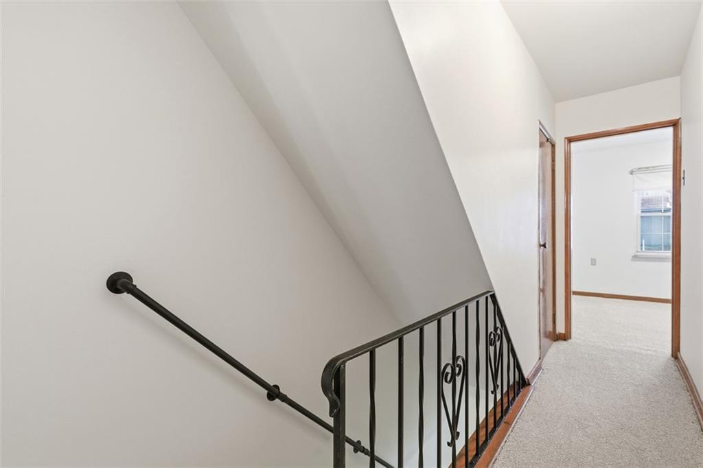528 9th Street Pitcairn, PA 15140 - Photo 19 of 38 a view of a hallway with a staircase