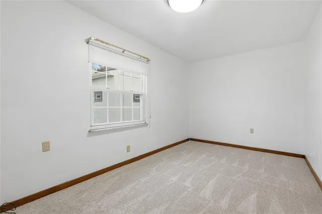 a view of an empty room