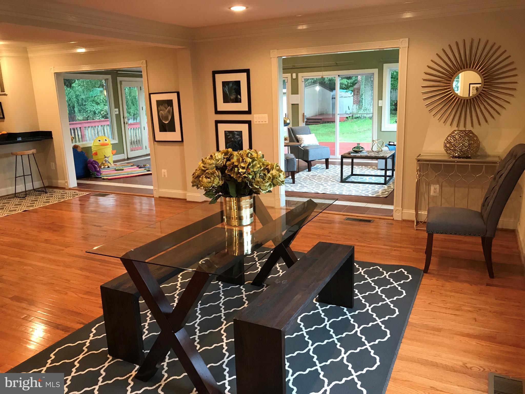 14731 Good Hope Road Silver Spring, MD 20905 - Photo 11 of 30 a dining room with furniture and wooden floor