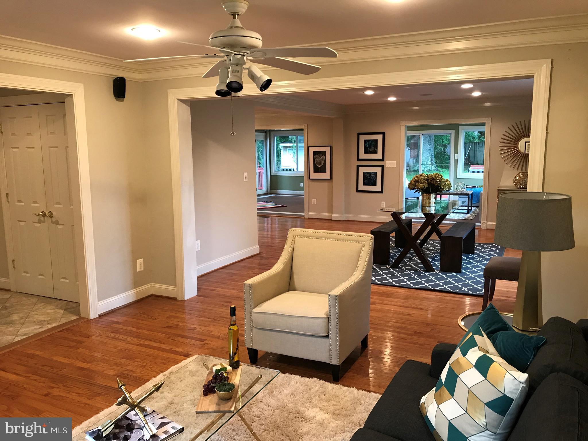 14731 Good Hope Road Silver Spring, MD 20905 - Photo 10 of 30 a living room with furniture and wooden floor