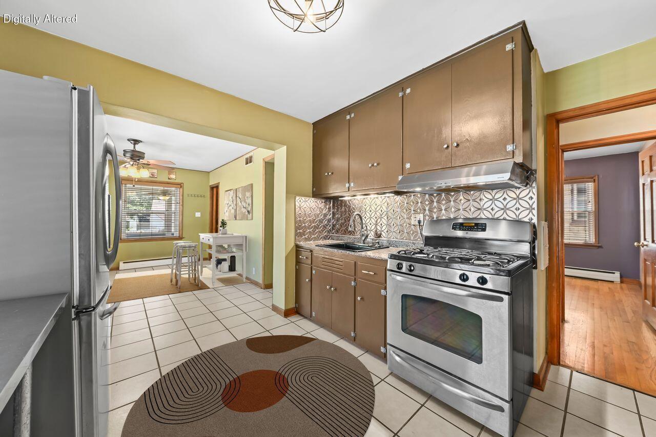 2802 South 47th Street Milwaukee, WI 53219 - Photo 5 of 23 Large Kitchen - Staged