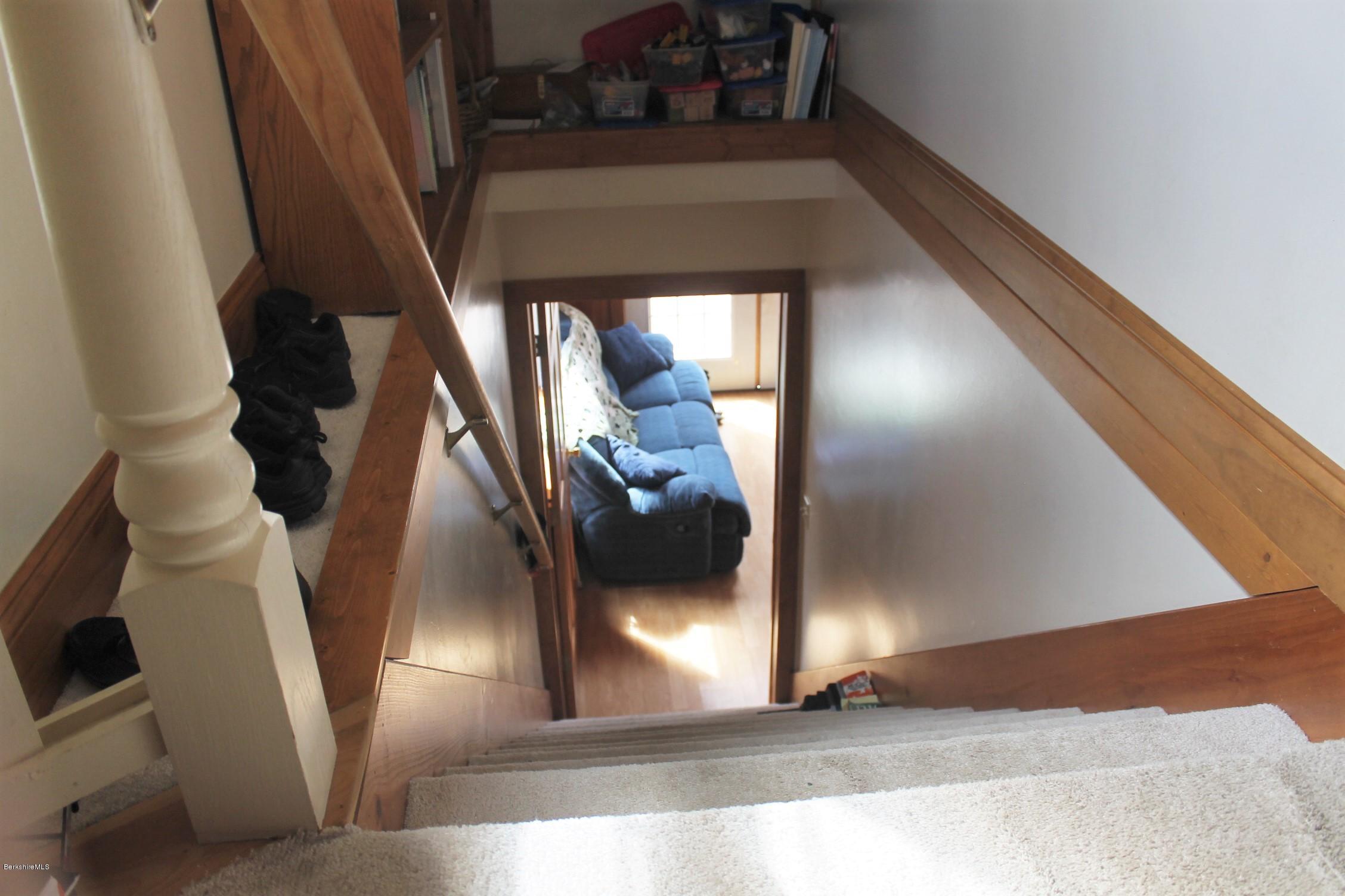 80 Maynard Road Chester, MA 01011 - Photo 12 of 18 stairs down look