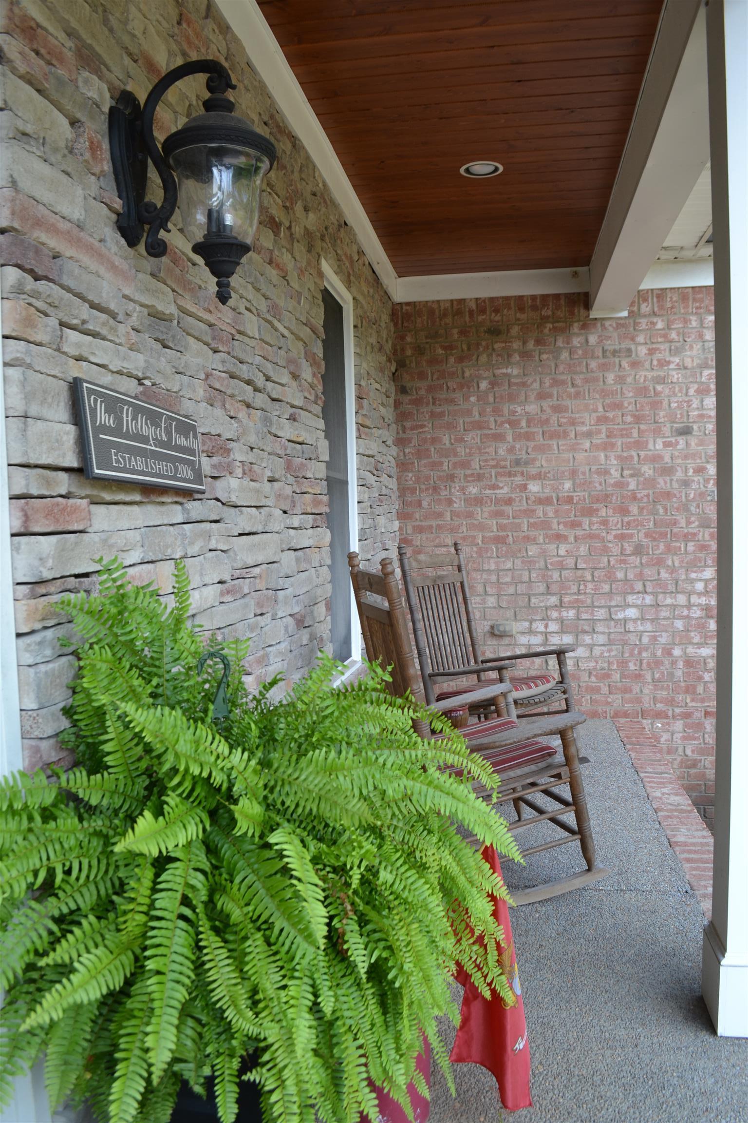 730 Walnut Grove Road Lebanon, TN 37090 - Photo 15 of 29 INVITING COVERED FRONT PORCH; FRONT PORCH OVERLOOKS 11 BEAUTIFUL ACRES