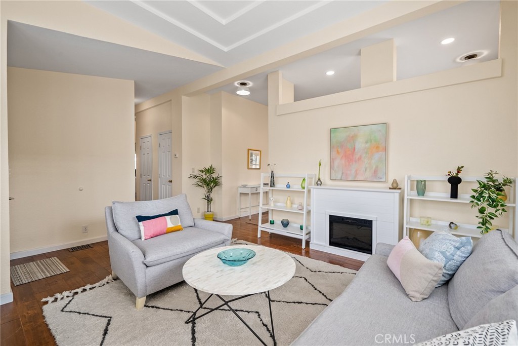 378 Lark Drive Paso Robles, CA 93446 - Photo 13 of 33 a living room with furniture and a fireplace