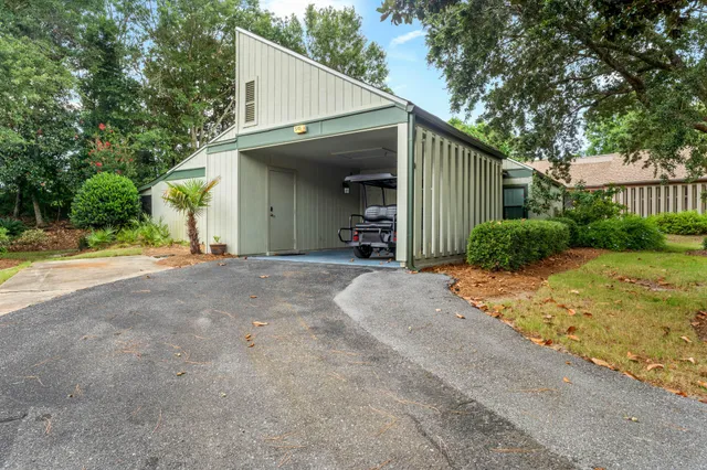 a view of a house with a outdoor space