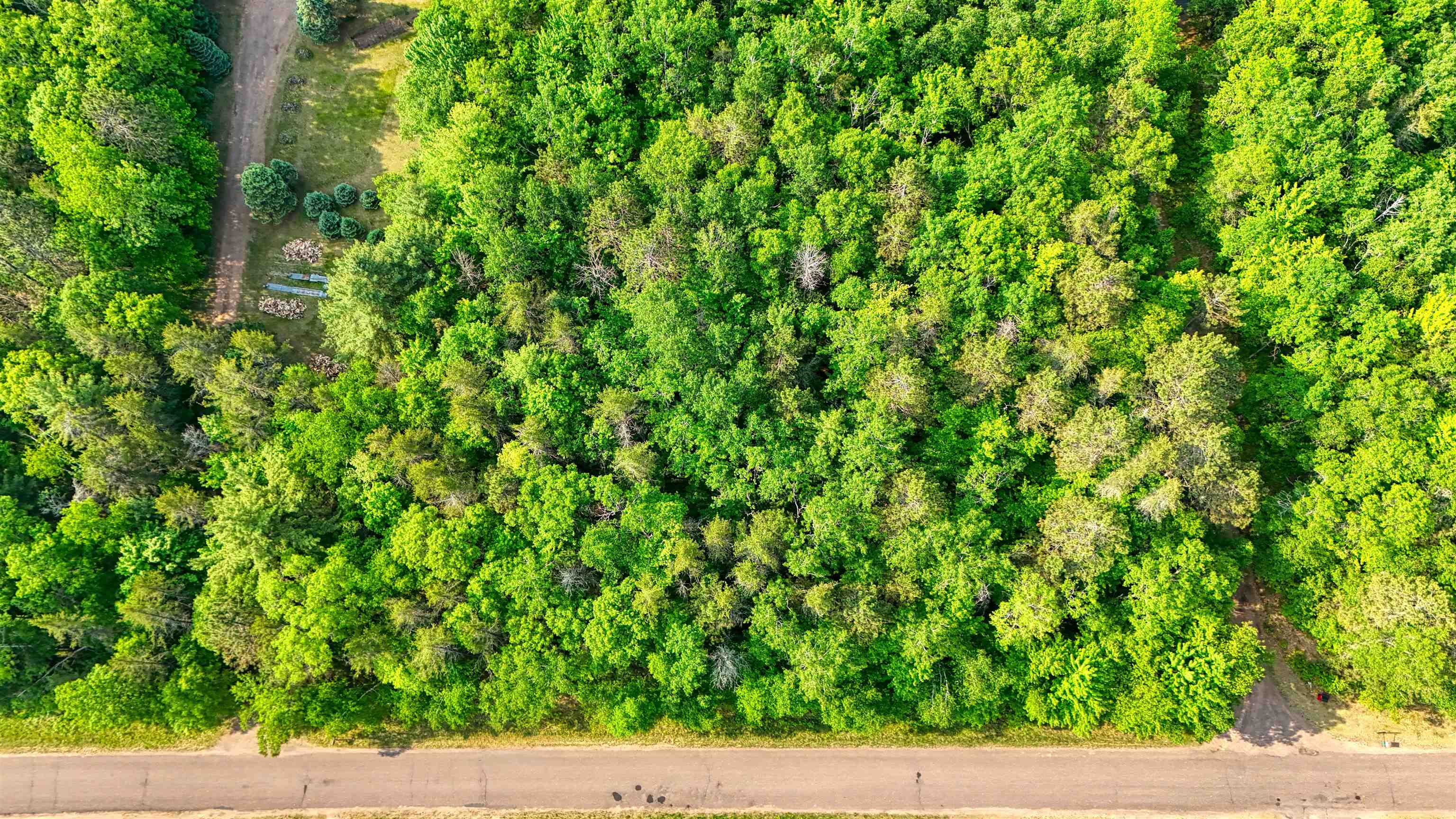 5-acres On Spring Lake Road Trego, WI 54888 - Photo 3 of 16 Aerial view of property and surrounding area