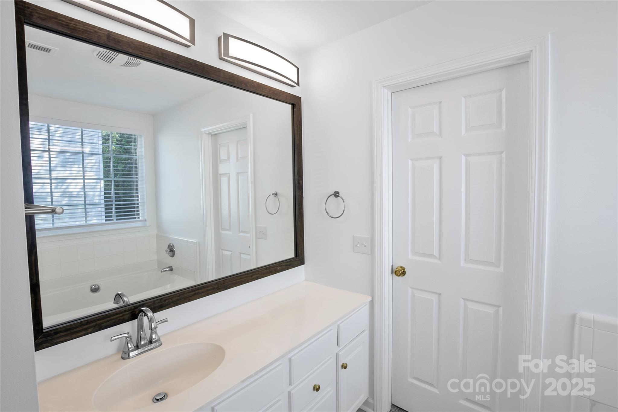 14034 Dingess Road, Unit 101 Charlotte, NC 28273 - Photo 18 of 24 a bathroom with a sink and a mirror