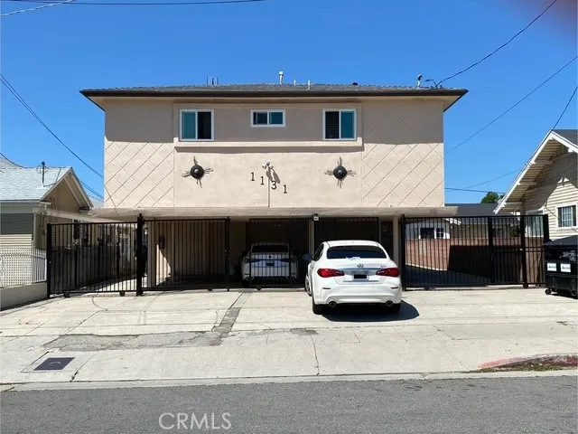 a car parked in front of house