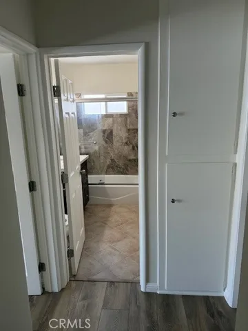a view of a walk in closet