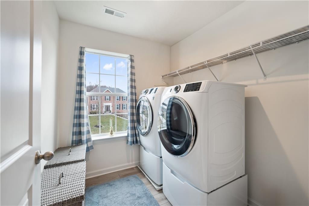 205 Wyncrest Drive Butler, PA 16001 - Photo 20 of 23 a utility room with dryer and washer