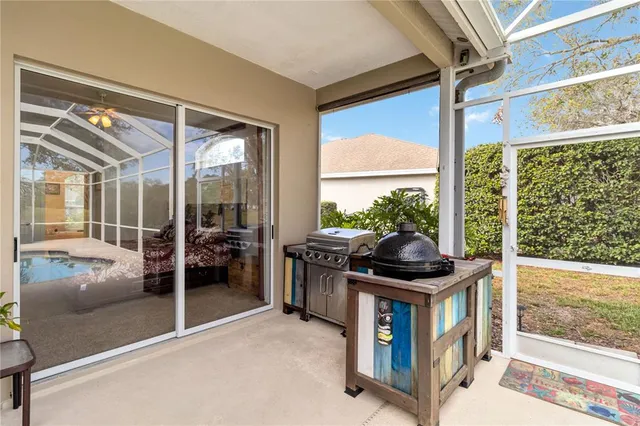 a view of a playground with basketball court