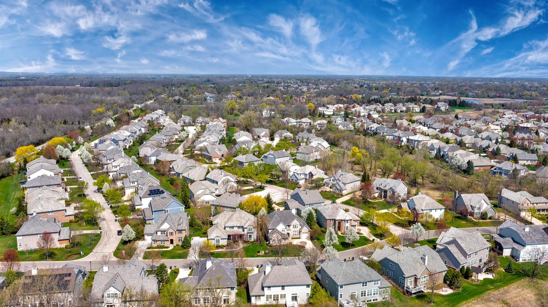 1064 Ridgeview Drive Inverness, IL 60010 - Photo 46 of 48 an aerial view of multiple house