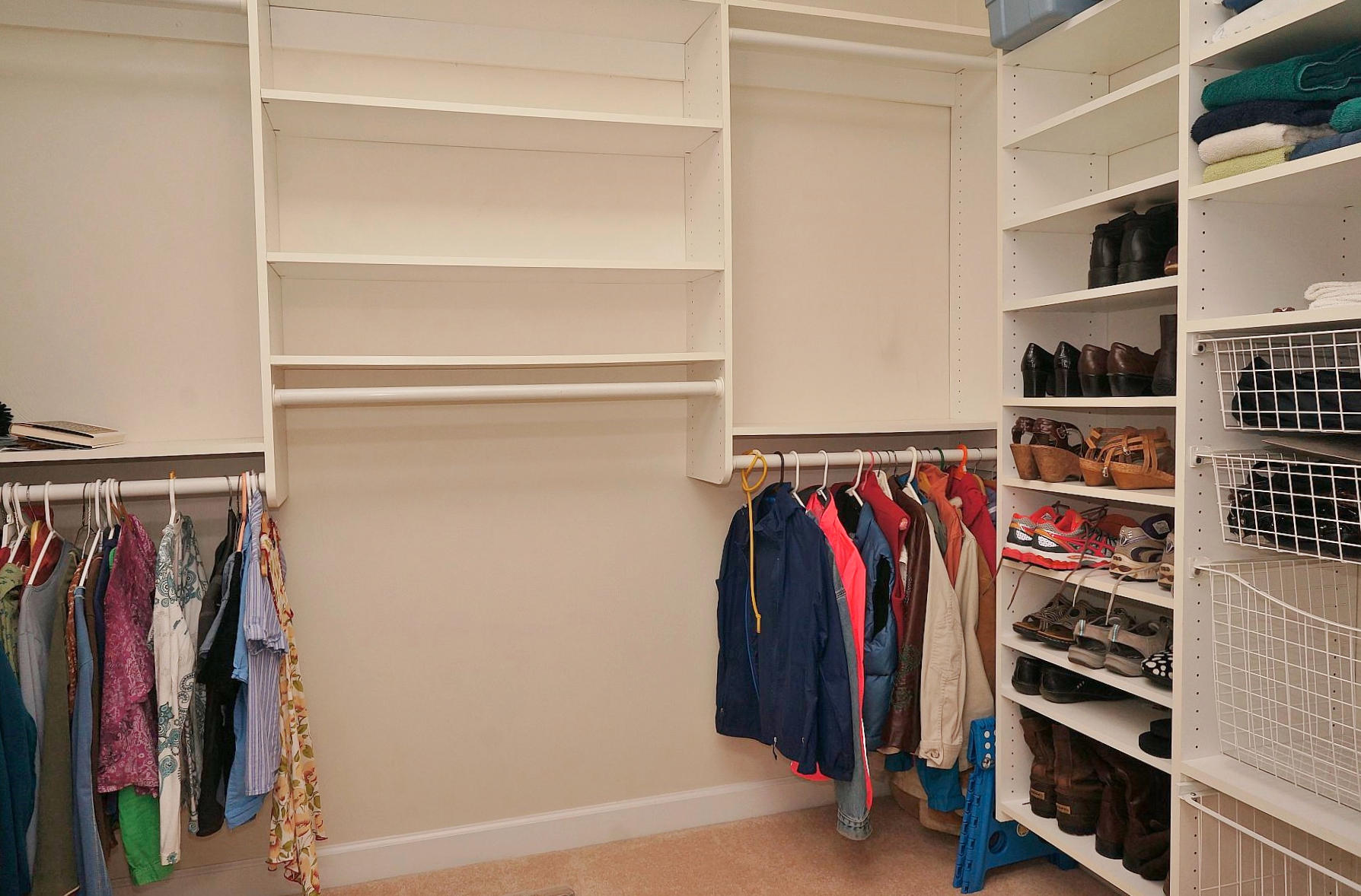 25 Claybrook Court Blue Ridge, VA 24064 - Photo 39 of 81 a view of walk in closet with clothes and shoes