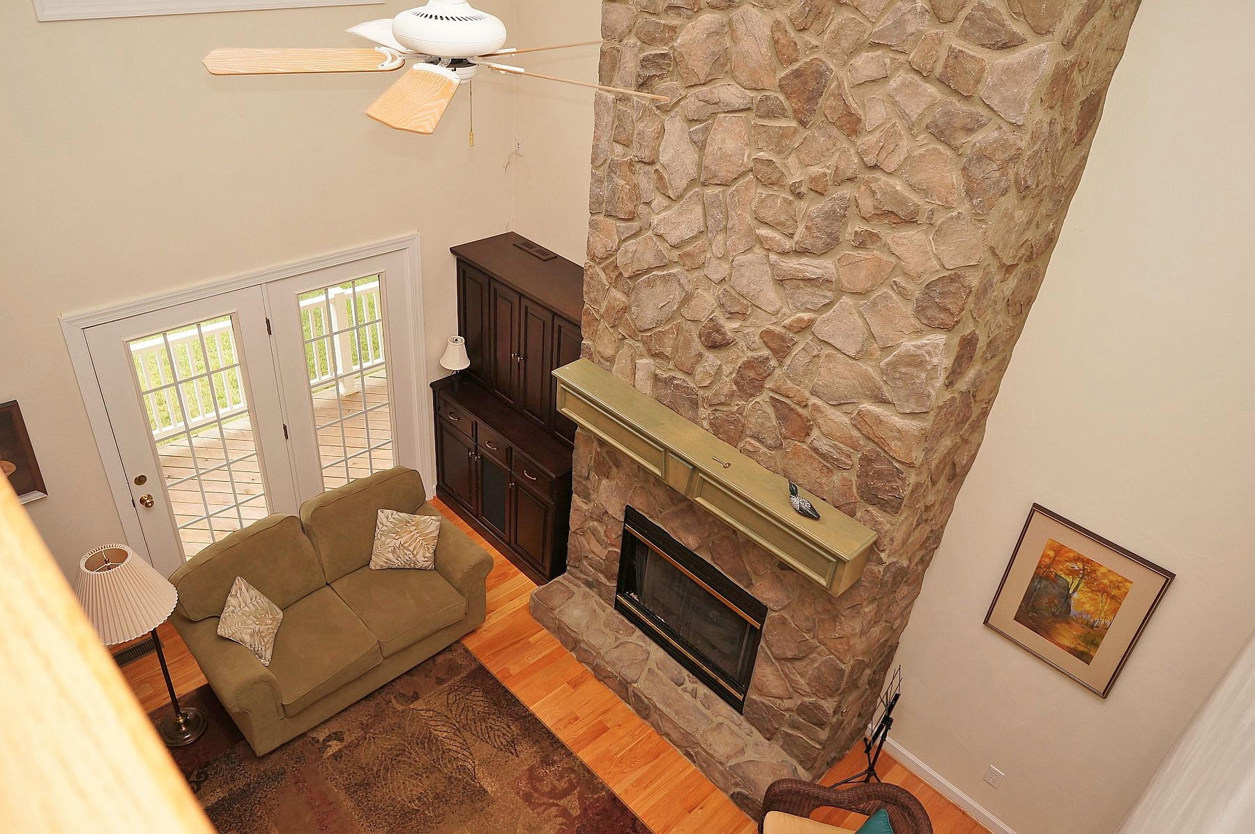 25 Claybrook Court Blue Ridge, VA 24064 - Photo 47 of 81 a living room with furniture and a fireplace