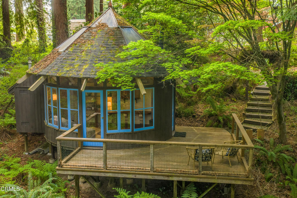 32450 Simpson Lane Fort Bragg, CA 95437 - Photo 27 of 54 a view of a house with a balcony