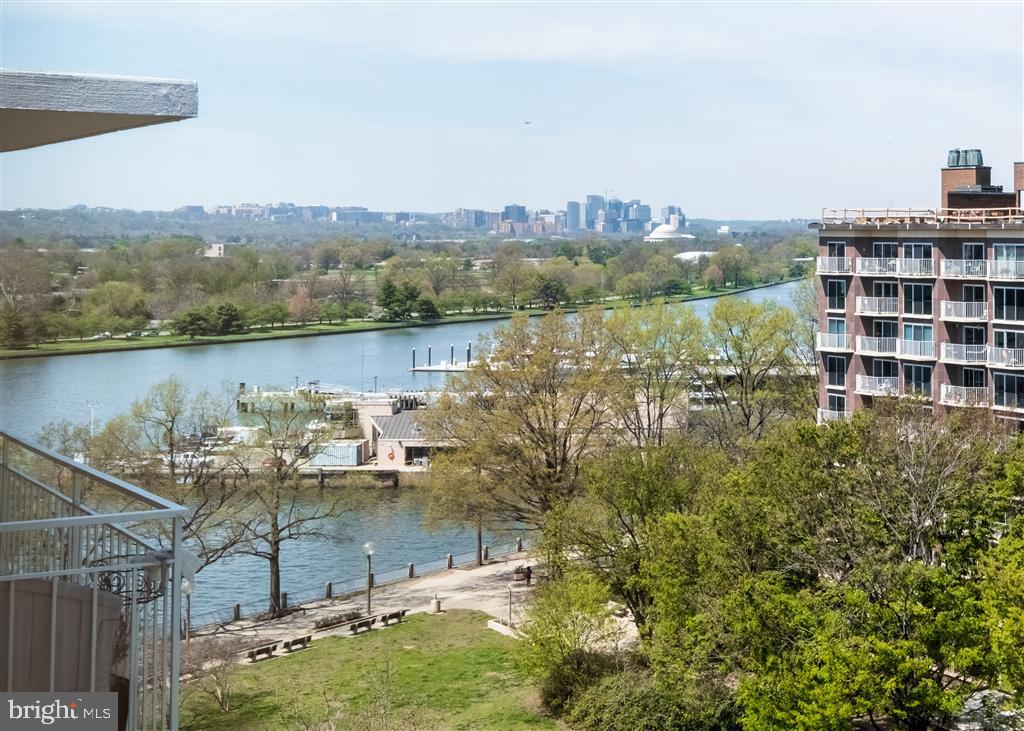 1425 4th Street Southwest, Unit A801 Washington, DC 20024 - Photo 4 of 19 a view of a lake in middle of the town