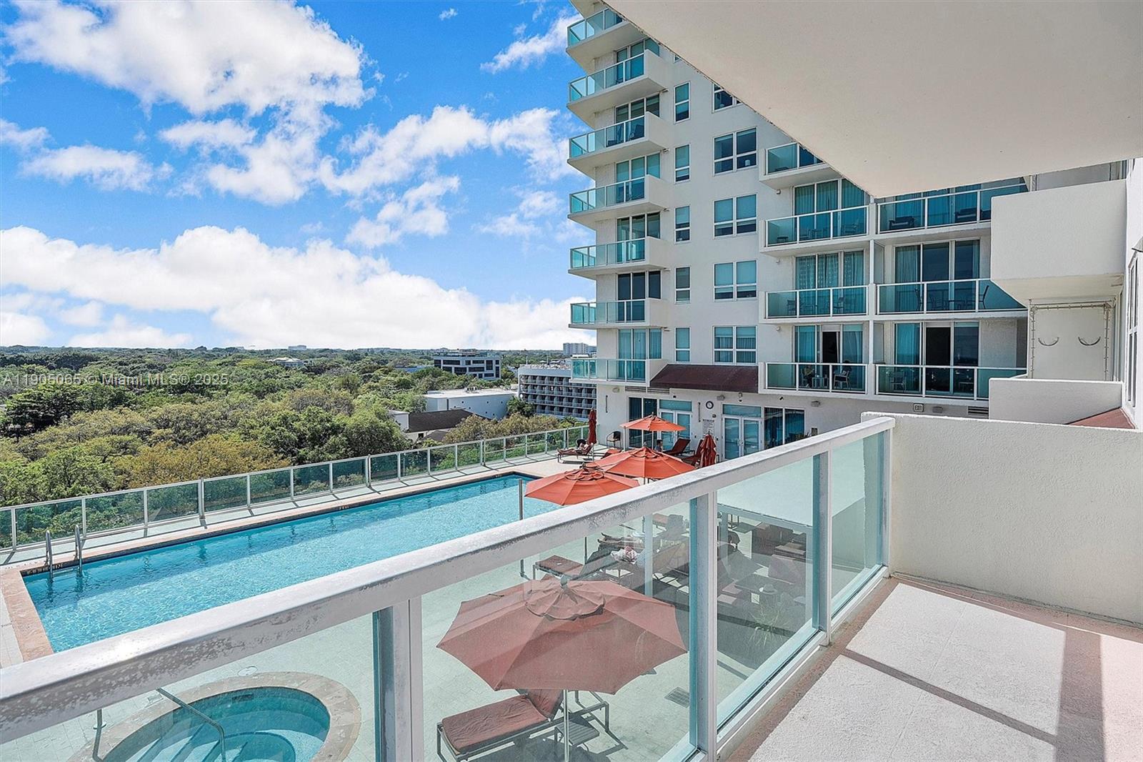 2889 McFarlane Road, Unit 902 Miami, FL 33133 - Photo 53 of 62 a view of a balcony with city view