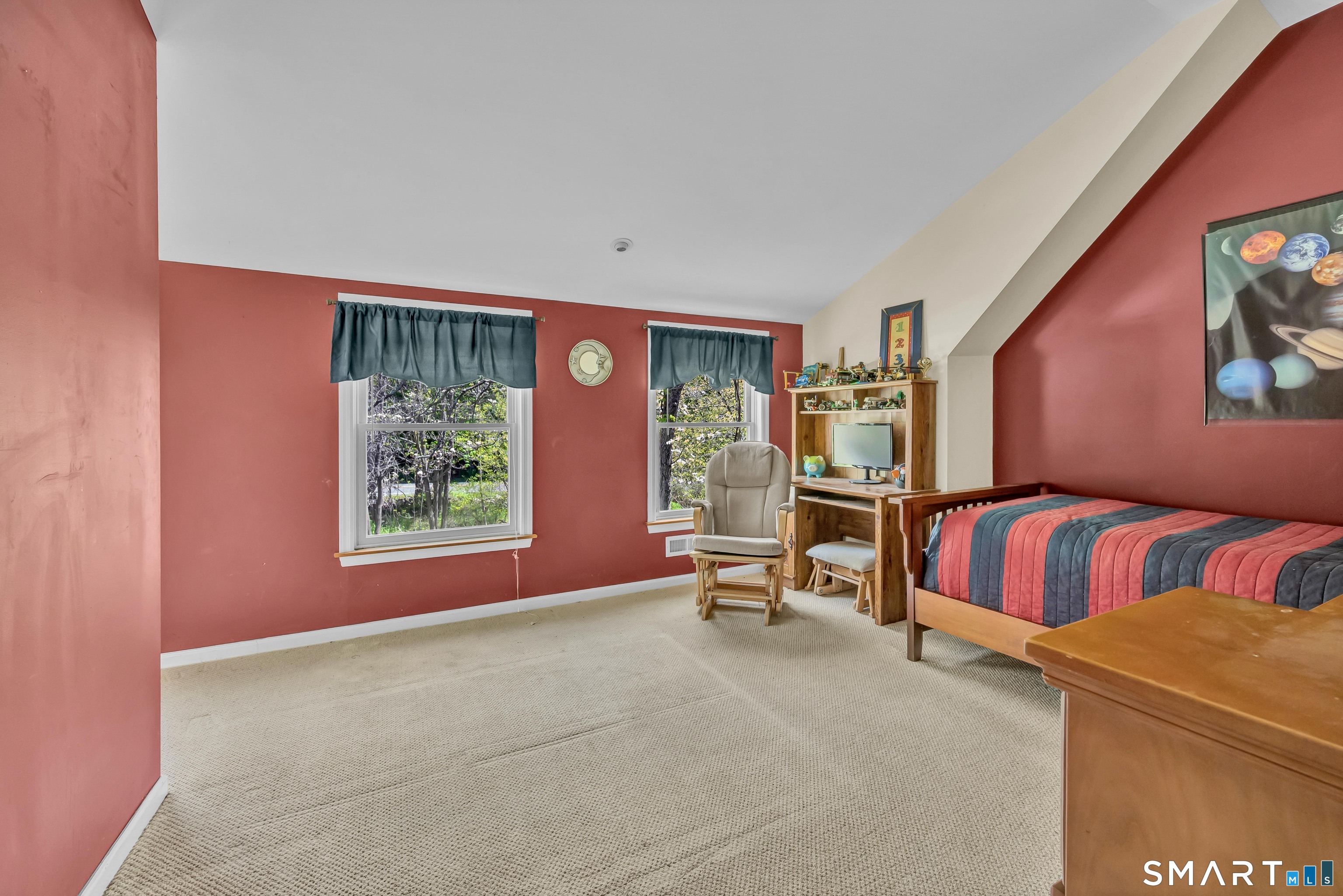 30 Whisconier Road Brookfield, CT 06804 - Photo 24 of 39 a living room with a bed furniture and a window
