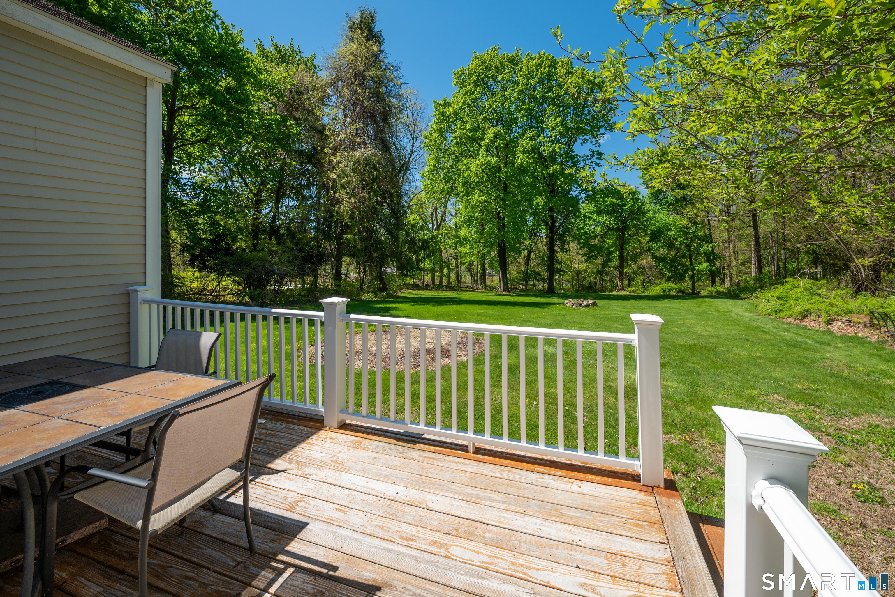 30 Whisconier Road Brookfield, CT 06804 - Photo 32 of 39 a view of a wooden deck and a yard