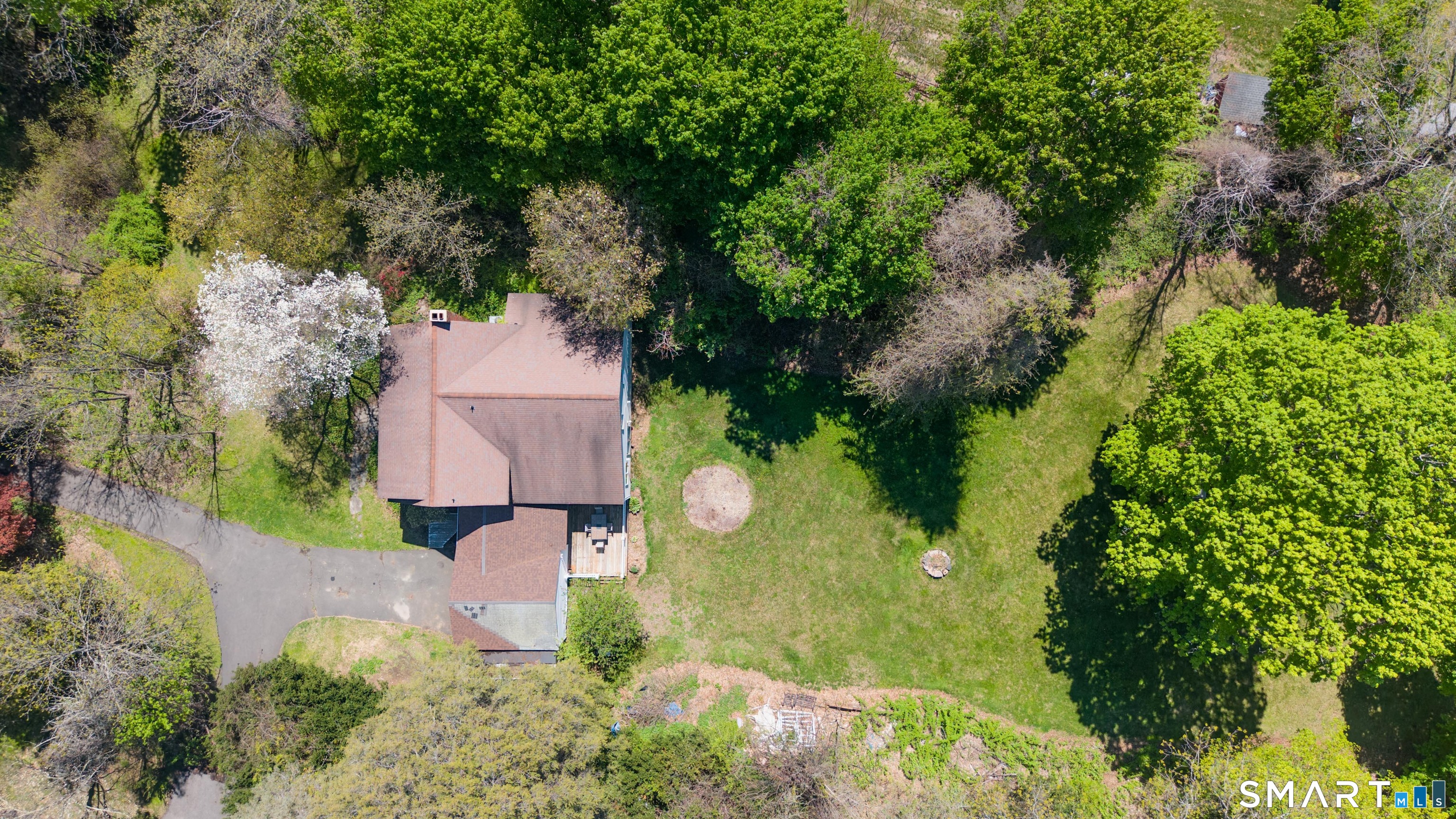 30 Whisconier Road Brookfield, CT 06804 - Photo 38 of 39 an aerial view of a house with a yard and lake view