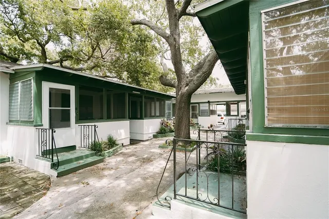 a house view with a sitting space