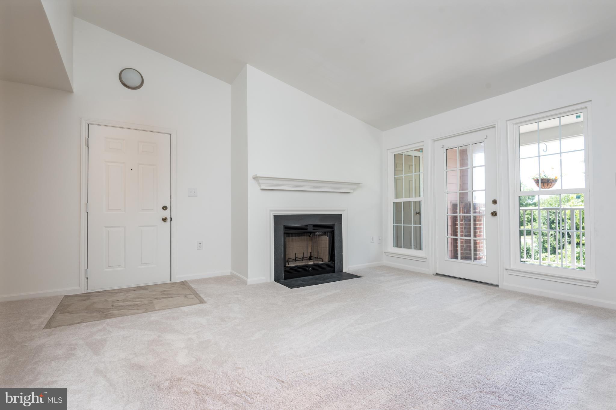 21007 Timber Ridge Terrace, Unit 301 Ashburn, VA 20147 - Photo 9 of 30 Living room has vaulted ceiling