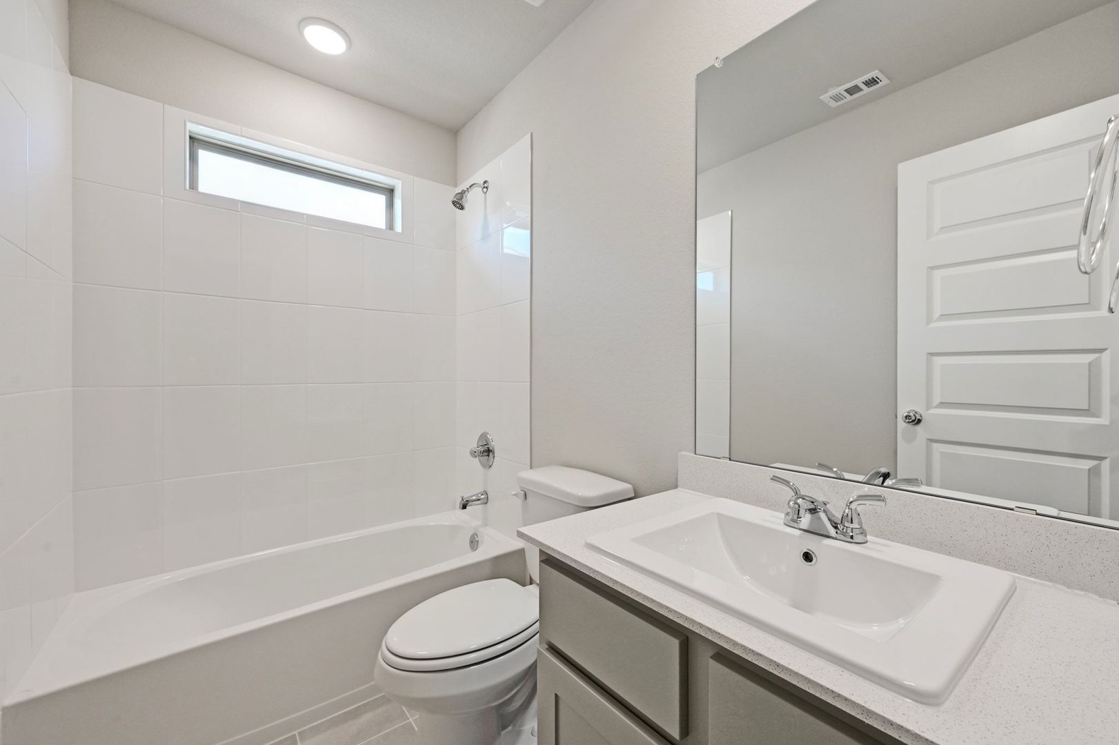 174 Hornet Street Elgin, TX 78621 - Photo 21 of 36 a bathroom with a sink a toilet and shower