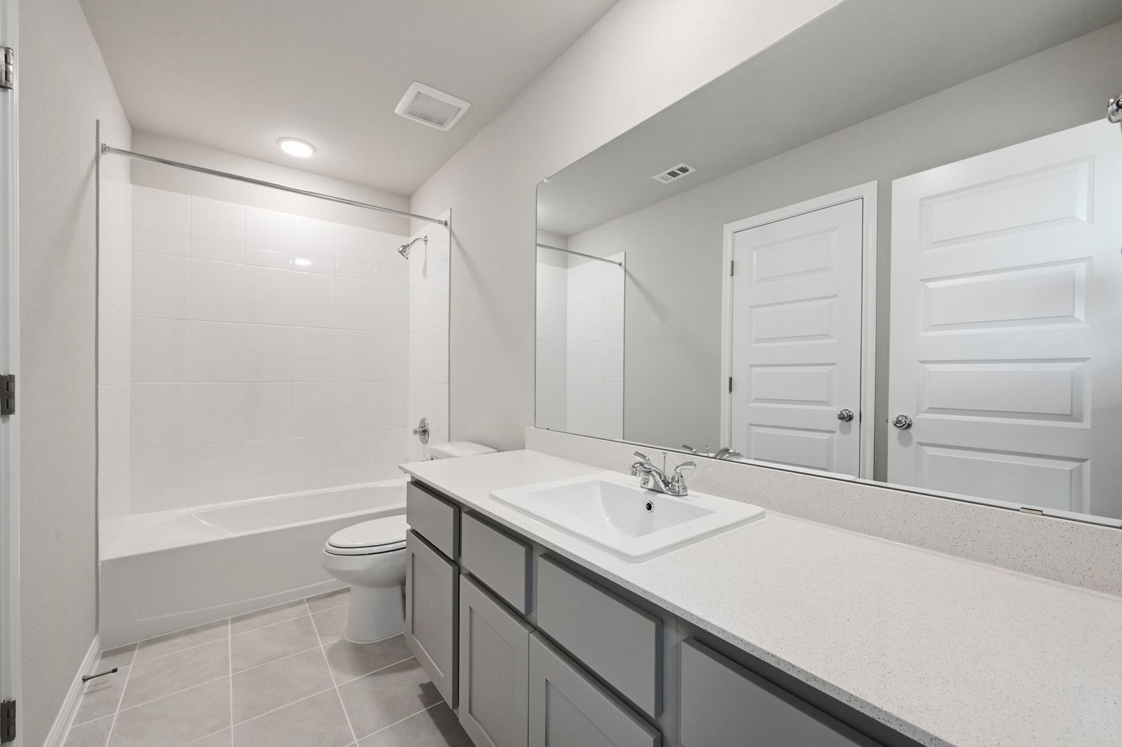 174 Hornet Street Elgin, TX 78621 - Photo 24 of 36 a bathroom with a sink a toilet and shower