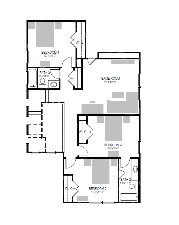 174 Hornet Street Elgin, TX 78621 - Photo 3 of 36 a picture of a floor plan