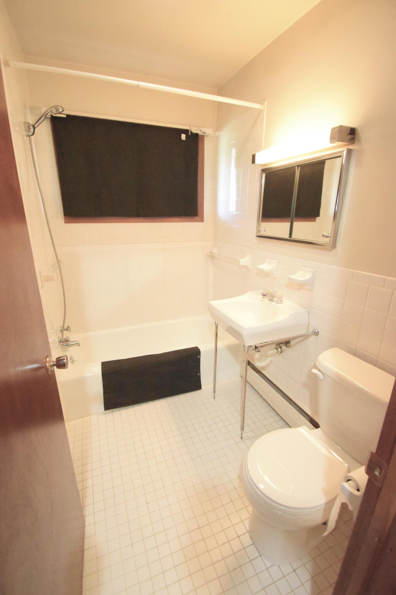 981 East Washington Street Rensselaer, IN 47978 - Photo 11 of 21 a bathroom with a sink a toilet and a mirror