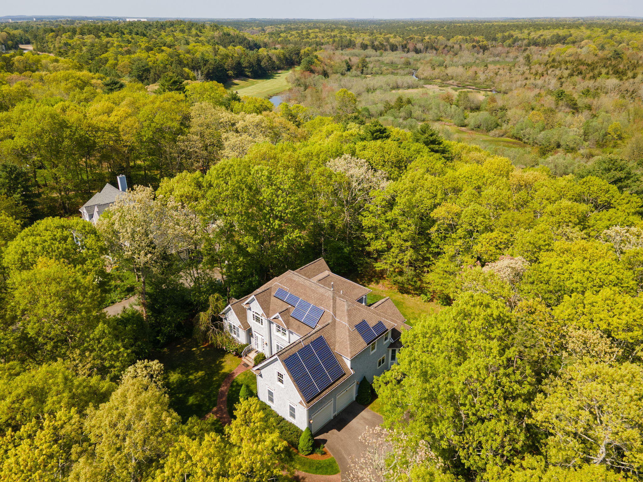 17 Payamps Road Mashpee, MA 02649 - Photo 10 of 72 an aerial view of a residential houses with yard